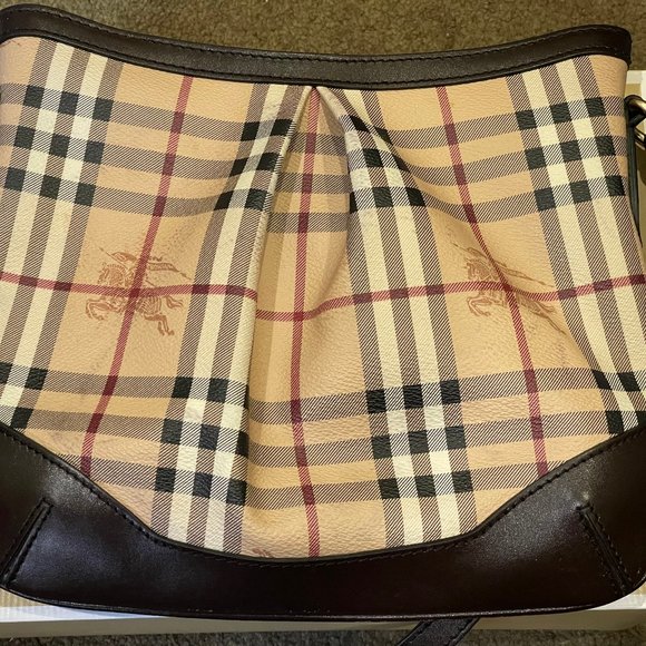 Burberry Haymarket Check Hartham Crossbody Bag